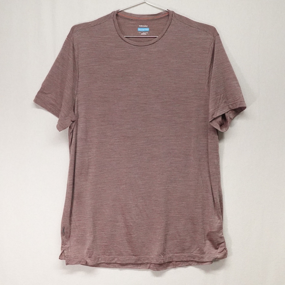 Icebreaker Shirt Womens Large Base Layer 125 Cool-Lite Lightweight Wool Blend